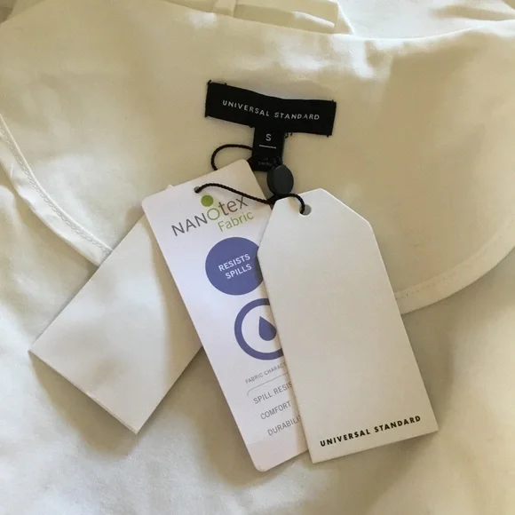 Universal Standard Derjon White Trench Coat